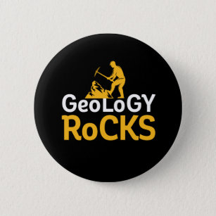 Badge Rond 5 Cm Géologie Rocks Funny Géologie Sciences Puns