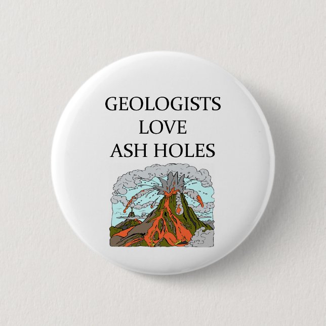 Badge Rond 5 Cm Géologues (Devant)