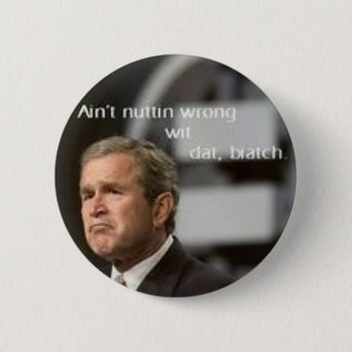 Badge Rond 5 Cm George Bush