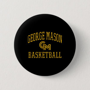 Badge Rond 5 Cm George Mason Patriots Écran Vert Sketll