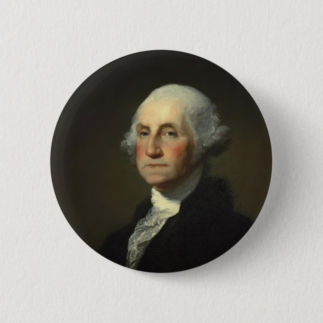 Badge Rond 5 Cm George Washington (Devant)