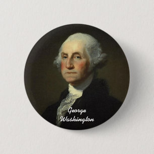 Badge Rond 5 Cm George Washington