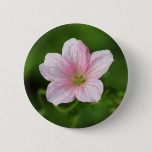 Badge Rond 5 Cm Géranium