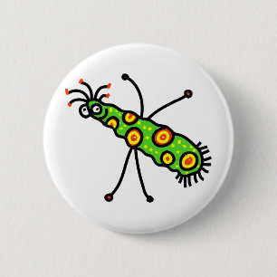 Badge Rond 5 Cm Germe de bande dessinée de bâton