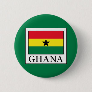 Badge Rond 5 Cm Ghana