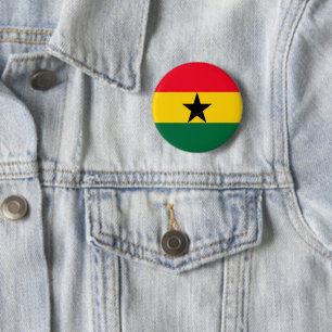 Badge Rond 5 Cm Ghana