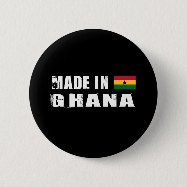 BADGE ROND 5 CM GHANA (Devant)