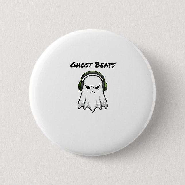 Badge Rond 5 Cm Ghost Beats (Devant)