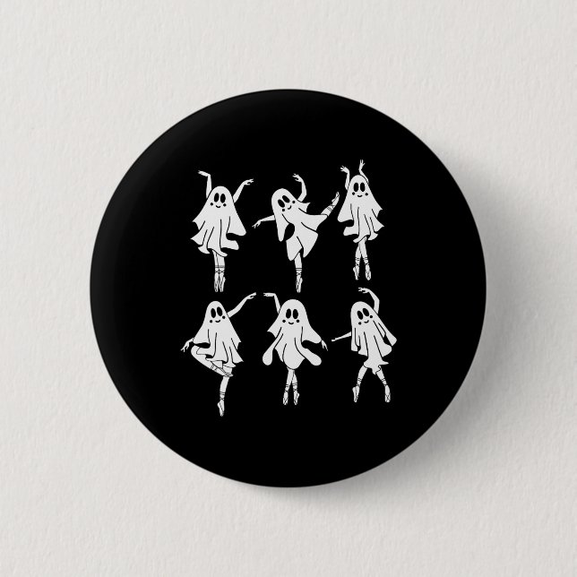 Badge Rond 5 Cm Ghost Llerinas Llet Dance (Devant)