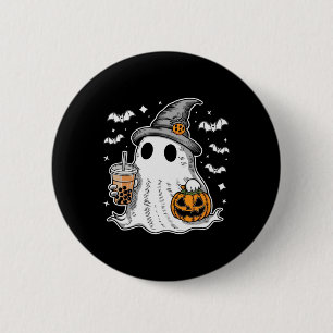 Badge Rond 5 Cm Ghost Milktea Ghost Boire Bubble Tea