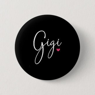 Badge Rond 5 Cm Gigi Cadeaux femmes grand-mère cadeaux de Noël pet