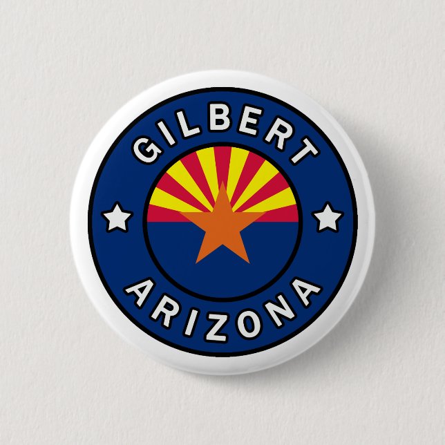 Badge Rond 5 Cm Gilbert Arizona (Devant)