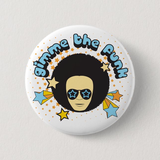 Badge Rond 5 Cm Gimme le bouton de trouille (Devant)