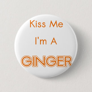 BADGE ROND 5 CM GINGEMBRE
