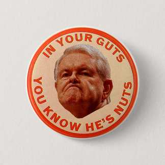 Badge Rond 5 Cm Gingrich-DANS VOS ENTRAILLES VOUS SAVEZ qu'IL est
