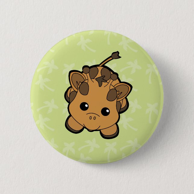 Badge Rond 5 Cm Giraffe Cutie bébé (Devant)