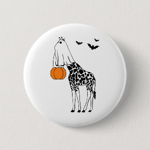 Badge Rond 5 Cm Giraffe Halloween Drôle Halloween Costumes de tenu