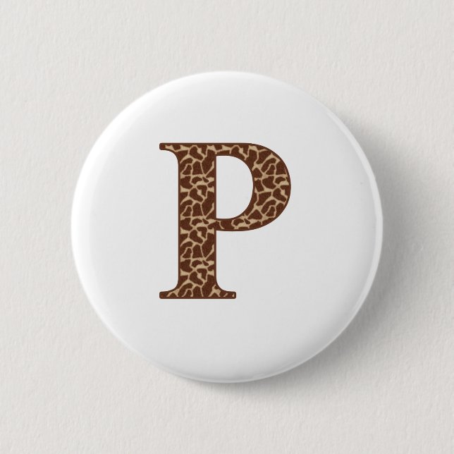 Badge Rond 5 Cm Giraffe P (Devant)