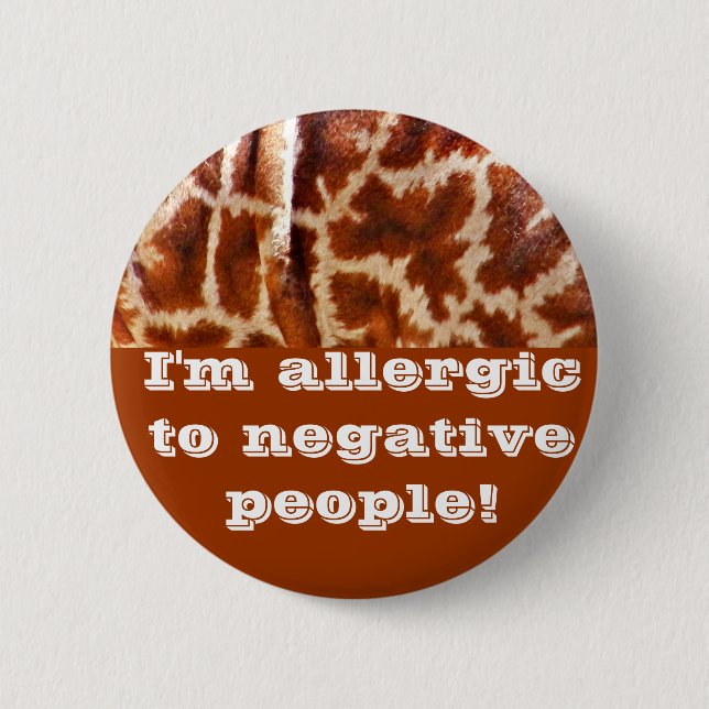Badge Rond 5 Cm Giraffe Skin_ (Devant)