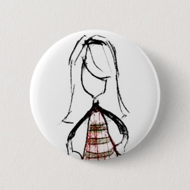 Badge Rond 5 Cm girl3 (Devant)