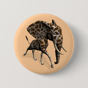 Badge Rond 5 Cm Girphant Ou Eleffe
