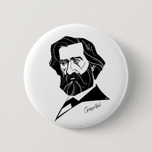 Badge Rond 5 Cm Giuseppe Verdi