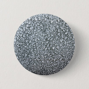 Badge Rond 5 Cm givre de près sur la vitre de la voiture