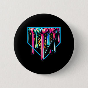 Badge Rond 5 Cm Glace à la goutte de plaque d'accueil pour les ven