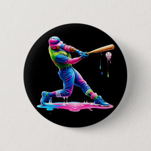 Badge Rond 5 Cm Glace Bysebyll Player Drip 