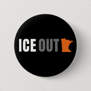 Badge Rond 5 Cm Glacé dehors Anti Trump États-Unis