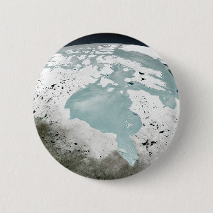 Badge Rond 5 Cm Glace Maritime De La Baie D'Hudson Le 29 Avril 200