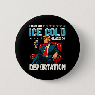 Badge Rond 5 Cm Glace Profitez D'Une Glace Froid Gl De Déportation