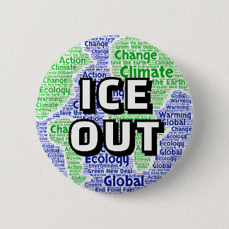 Badge Rond 5 Cm GLACE SORTIE (globe)