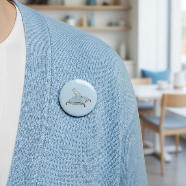 Badge Rond 5 Cm Glass Slipper (Créateur téléchargé)