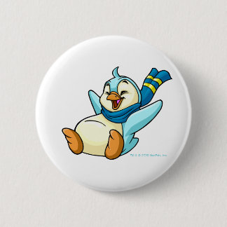 Badge Rond 5 Cm Glissement de Bruce bleu
