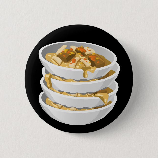 Badge Rond 5 Cm Glitch Food tagine (Devant)