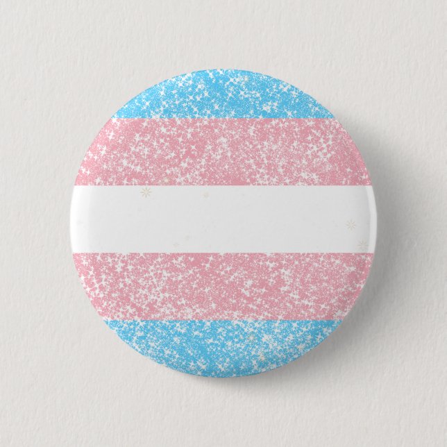 Badge Rond 5 Cm Glitter transgenre pride (Devant)