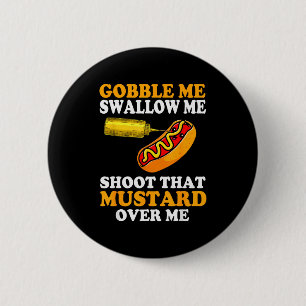 Badge Rond 5 Cm Glizzy Gobbler Drôle Glizzy Mème Amoureux Hot Dog