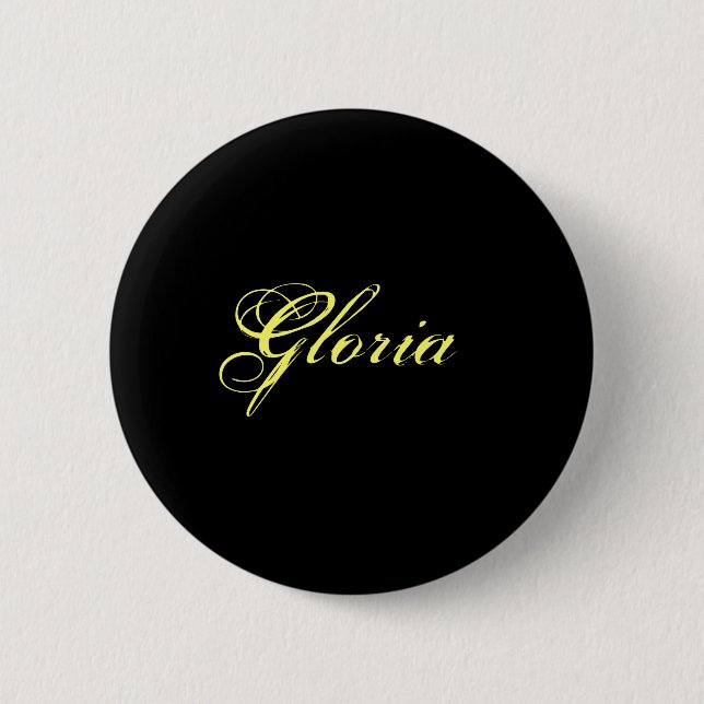 Badge Rond 5 Cm Gloria (Devant)