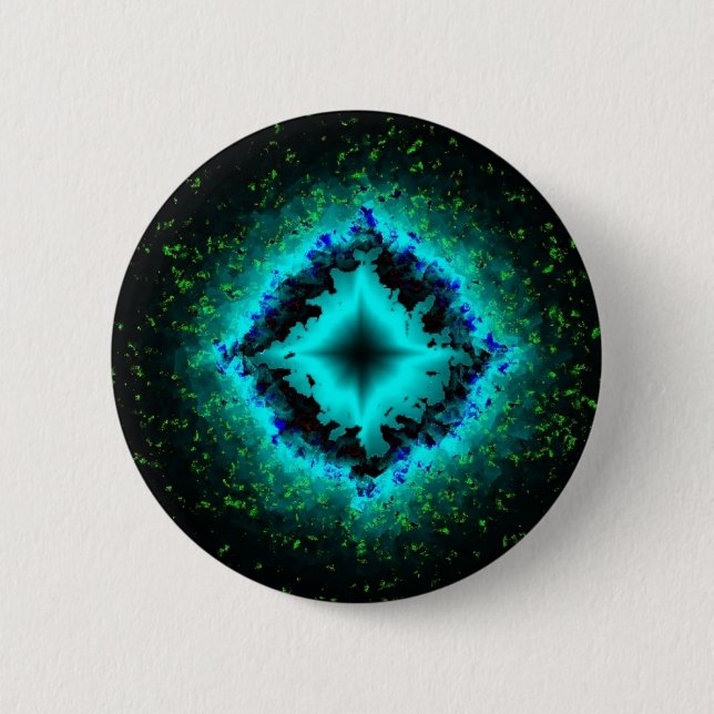 Badge Rond 5 Cm Glückssterne mit Sternchen - Parties scintillant (Devant)