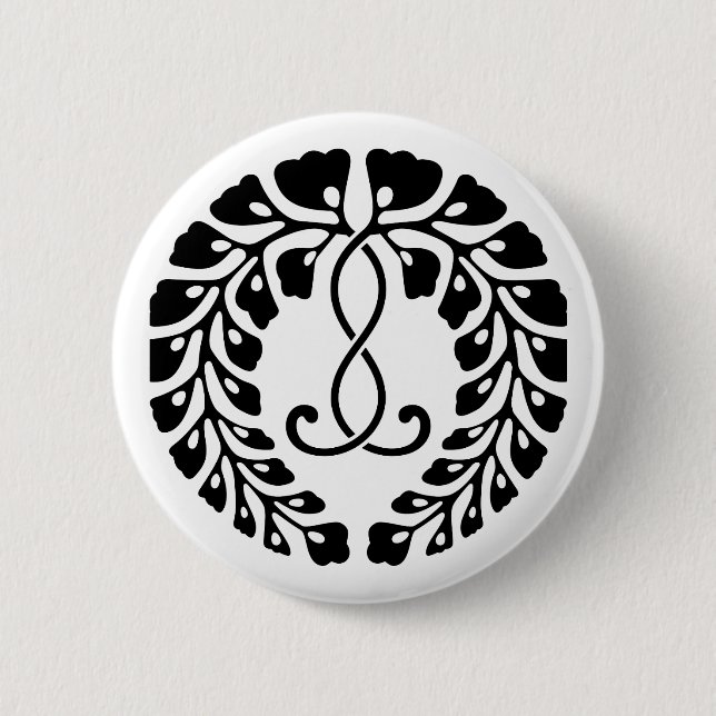 Badge Rond 5 Cm glycine de Kujo (Devant)