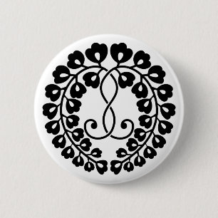 Badge Rond 5 Cm Glycine de Kujō