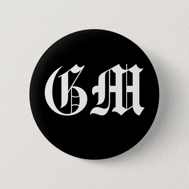 BADGE ROND 5 CM GM (Devant)