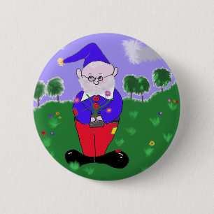 Badge Rond 5 Cm gnome