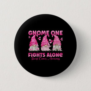 Badge Rond 5 Cm Gnome One combat seul Pink Breast Cancer Awards