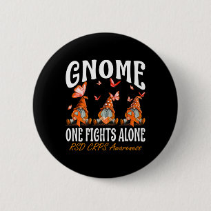 Badge Rond 5 Cm Gnome One combat seul Rsd Crps Sensibilisation