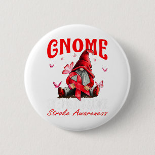 Badge Rond 5 Cm Gnome One combat seul Sensibilisation aux accident
