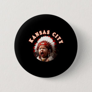 Badge Rond 5 Cm Gnome Tailler Kansas City Bbq Kc Barbecue Café