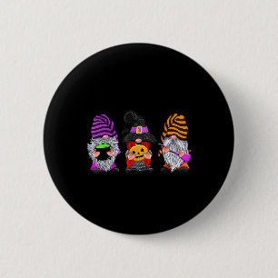 Badge Rond 5 Cm Gnomes d'Halloween Mignon Citrouille d'Automne Amu