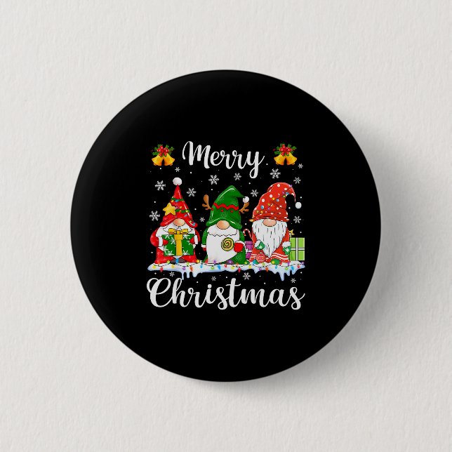 Badge Rond 5 Cm Gnomes Xmas Shirts Merry Christmas Men Women Kids  (Devant)